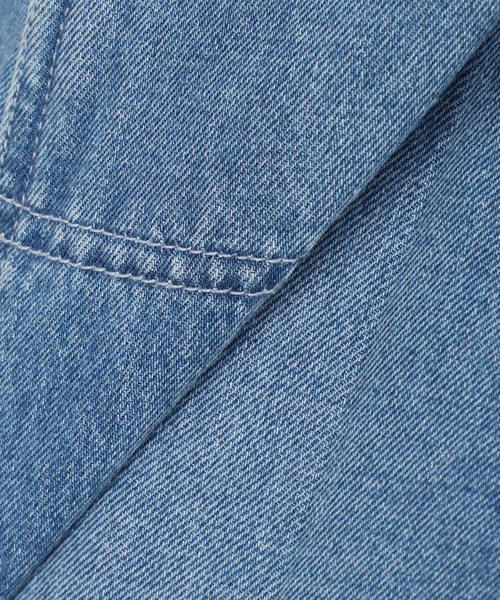 SERGE de bleu（サージ）の「《・NOBLE別注》SERGE/サージ W SIDE ZIP PANTS（デニムパンツ・レディース・ブルー・26/25/24/23）」の13枚目の写真