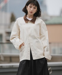 ROOPTOKYO（ループトウキョウ）の「Liberaiders/リベレイダース HANDWRITING PRINT COVERALL 手書きプリント コットンツイル カバーオール ジャケット 2026年春夏（カバーオール）」