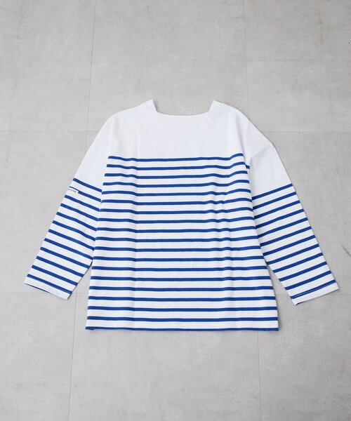 ear PAPILLONNER（イアパピヨネ）の「【クッピーラムネ×ear】綿100％/コラボボーダーロングTシャツ（Tシャツ/カットソー・レディース・ホワイト・FREE）」の5枚目の写真