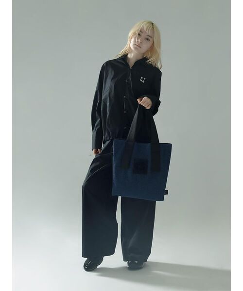 :ETHROF（イーサオブ）の「PVC LOGO GLITTER TOTE BAG（トートバッグ・レディース・パープル/ブラック/ブルー/シルバー・FREE）」の9枚目の写真