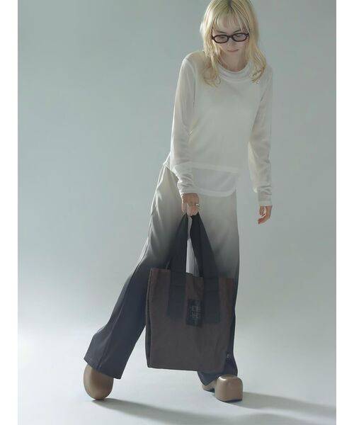 :ETHROF（イーサオブ）の「PVC LOGO GLITTER TOTE BAG（トートバッグ・レディース・パープル/ブラック/ブルー/シルバー・FREE）」の10枚目の写真