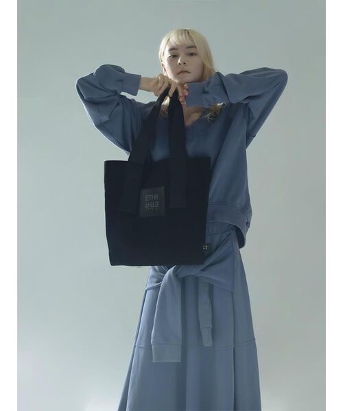 :ETHROF（イーサオブ）の「PVC LOGO GLITTER TOTE BAG（トートバッグ・レディース・パープル/ブラック/ブルー/シルバー・FREE）」の13枚目の写真