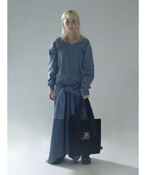 :ETHROF（イーサオブ）の「PVC LOGO GLITTER TOTE BAG（トートバッグ・レディース・パープル/ブラック/ブルー/シルバー・FREE）」の14枚目の写真
