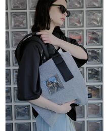 :ETHROF（イーサオブ）の「PVC LOGO GLITTER TOTE BAG（トートバッグ）」