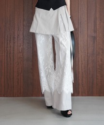 chuclla（チュクラ）の「シアーレースレイヤードパンツ chw26s123（その他パンツ）」