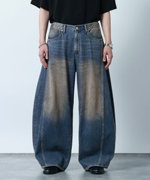 RAGEBLUE | Super Buggy Denim Curve Seam Barrel Pants/デニムカーブシームスーパーバギーバレルパンツ(デニムパンツ)