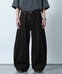 RAGEBLUE | Super Buggy Denim Curve Seam Barrel Pants/デニムカーブシームスーパーバギーバレルパンツ(デニムパンツ)