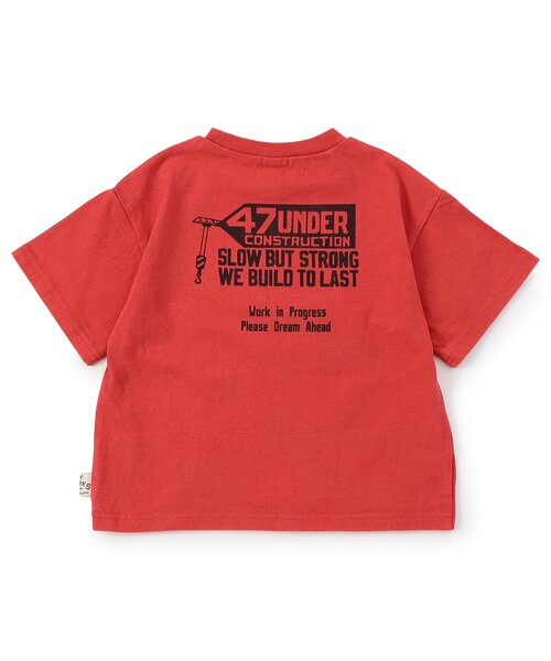 F.O.KIDS(エフオーキッズ)の「働く車プリント半袖Tシャツ(Tシャツ/カットソー・キッズ・ブルー/オフホワイト/レッド・80/90/100/110/120/130/140)」の6枚目の写真