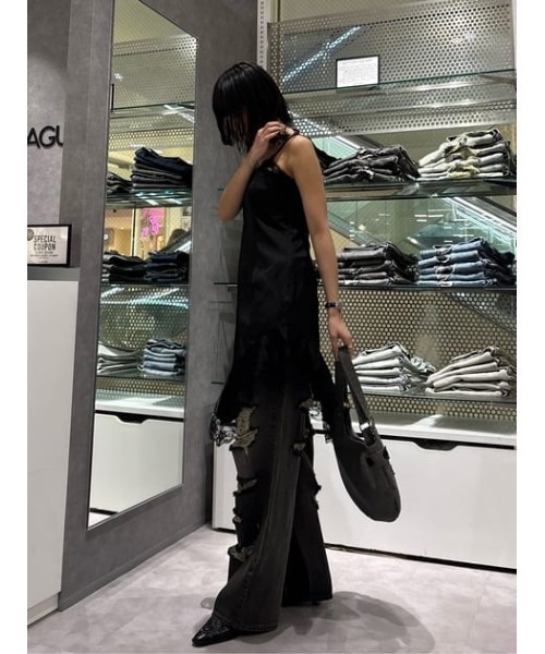 LAGUA GEM(ラグアジェム)の「EYELET KITTEN HEEL ミュール(パンプス・レディース・アイボリー/ブラック・LARGE/MEDIUM/SMALL)」の22枚目の写真