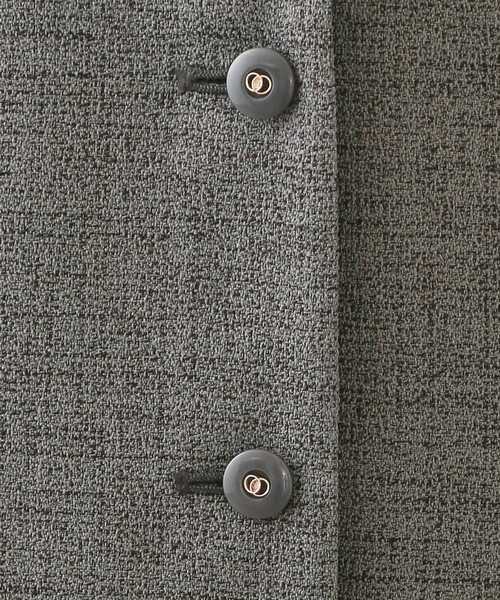 index（インデックス）の「サマーツイード前開きジャンスカ【洗濯機OK/イージーアイロン】（ワンピース・レディース・アイボリー系3/ベージュ系その他2/チャコール・36/38/40/42）」の12枚目の写真