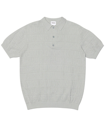M.F JACQUARD POLO SHIRT - GRAY