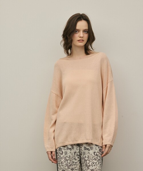 Diagram（ダイアグラム）の「ルーズニットトップ（ニット/セーター・レディース・ピンク・36）」の2枚目の写真