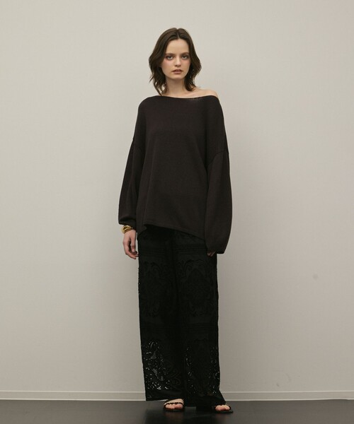 Diagram（ダイアグラム）の「ルーズニットトップ（ニット/セーター・レディース・ピンク・36）」の9枚目の写真