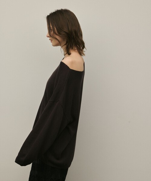 Diagram（ダイアグラム）の「ルーズニットトップ（ニット/セーター・レディース・ピンク・36）」の13枚目の写真