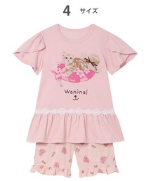 WACOAL KIDS BABY（ワコールキッズベイビー）の「ワコールキッズ　「Waninal」ワニナル　パジャマ　3分袖　3分丈（ルームウェア/パジャマ）」