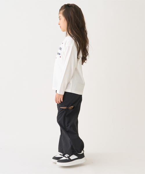 minimal（ミニマル）の「【撥水】スリットカーゴパンツ（その他パンツ・キッズ・ブラック/ラベンダー・120cm/100cm/140cm/130cm/110cm/90cm）」の6枚目の写真