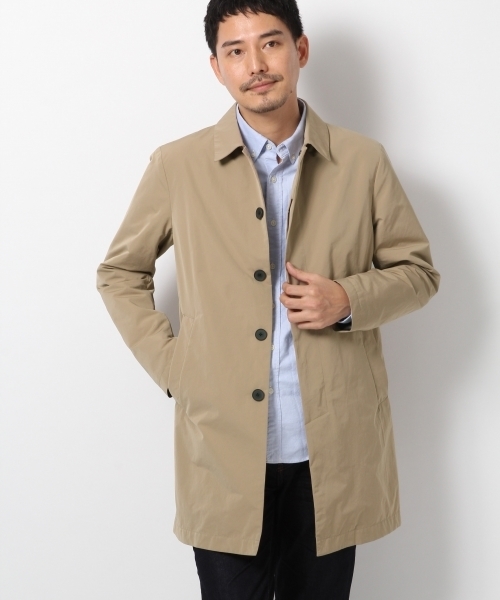 GLOBAL WORK(グローバルワーク)の「【WEB限定価格】ステンカラーコート/705465(ステンカラーコート・メンズ・ダークブルー/ベージュ/カーキ・X-LARGE/MEDIUM/LARGE)」の2枚目の写真