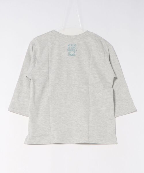 Honeys(ハニーズ)の「【UVカット】ムーミン/7分袖Tシャツ(Tシャツ/カットソー・レディース・ホワイト×ネイビー/ピンク/ホワイト×レッド/ブラック/オフホワイト/杢グレー・L/LL/M/S)」の12枚目の写真