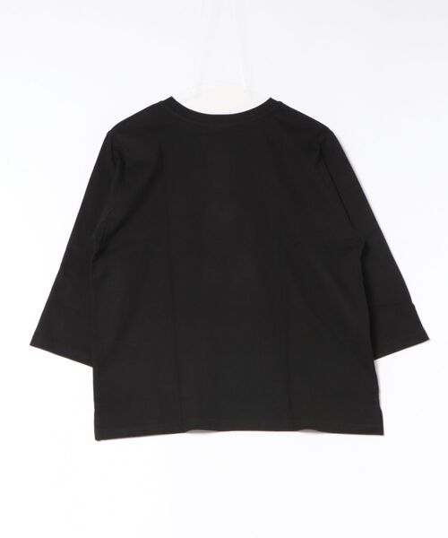 Honeys(ハニーズ)の「【UVカット】ムーミン/7分袖Tシャツ(Tシャツ/カットソー・レディース・ホワイト×ネイビー/ピンク/ホワイト×レッド/ブラック/オフホワイト/杢グレー・L/LL/M/S)」の18枚目の写真