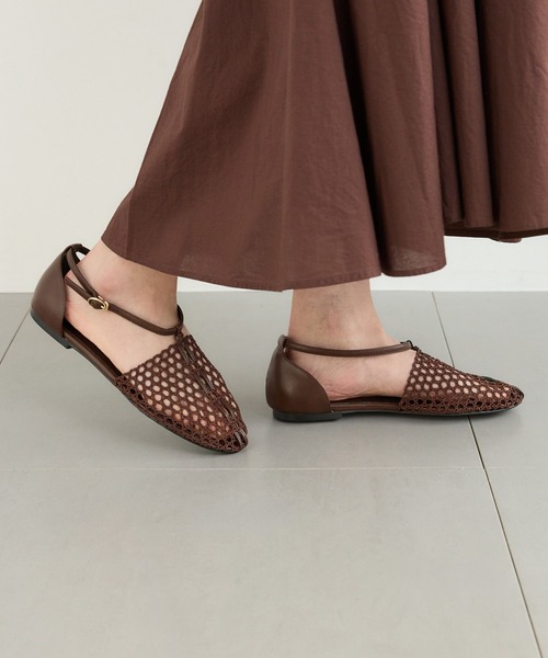 BARNYARDSTORM（バンヤードストーム）の「BARNYARDSTORM / メッシュストラップパンプス（スリッポン・レディース・ベージュ/ブラウン・38/36/37）」の22枚目の写真