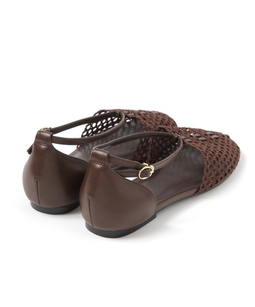 BARNYARDSTORM（バンヤードストーム）の「BARNYARDSTORM / メッシュストラップパンプス（スリッポン・レディース・ベージュ/ブラウン・38/36/37）」の13枚目の写真