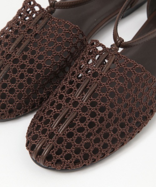 BARNYARDSTORM（バンヤードストーム）の「BARNYARDSTORM / メッシュストラップパンプス（スリッポン・レディース・ベージュ/ブラウン・38/36/37）」の12枚目の写真