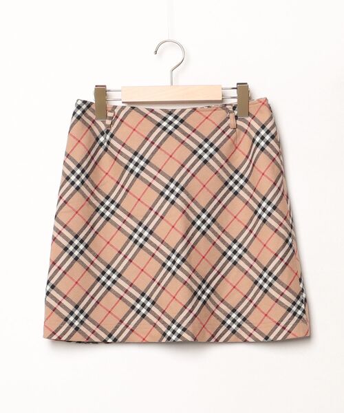 ブランド古着】チェック柄ミニスカート（スカート）｜BURBERRY BLUE