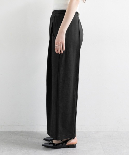 RAGEBLUE(レイジブルー)の「ピンタック/ポンチスウェットワイドパンツ(スウェットパンツ・レディース・ブラック/グレー・FREE)」の19枚目の写真