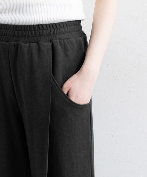 RAGEBLUE(レイジブルー)の「ピンタック/ポンチスウェットワイドパンツ(スウェットパンツ・レディース・ブラック/グレー・FREE)」の22枚目の写真