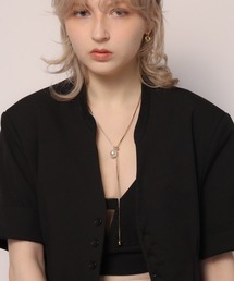 Bilan（ビラン）の「【BILAN】パールスライドチェーンネックレス（ネックレス）」