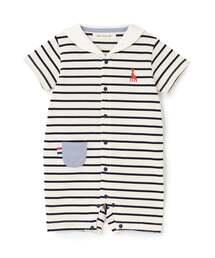 セーラーボーダーショートオール【日本製】