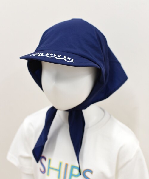 SHIPS（シップス）の「THE PARK SHOP:WATERBOY BANDANA キャップ（キャップ・キッズ・ブラック/ネイビー/ライトグレー・ONE SIZE）」の4枚目の写真