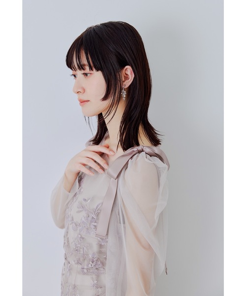 niana(ニアナ)の「オーロラグラデーションドレス 結婚式 二次会 成人式 同窓会 パーティードレス オケージョンドレス お呼ばれワンピース(ドレス・レディース・ベージュ/ミント/ブラック/ブルー・S/M/L)」の2枚目の写真