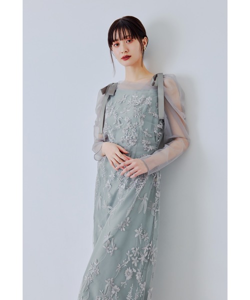 niana(ニアナ)の「オーロラグラデーションドレス 結婚式 二次会 成人式 同窓会 パーティードレス オケージョンドレス お呼ばれワンピース(ドレス・レディース・ベージュ/ミント/ブラック/ブルー・S/M/L)」の16枚目の写真