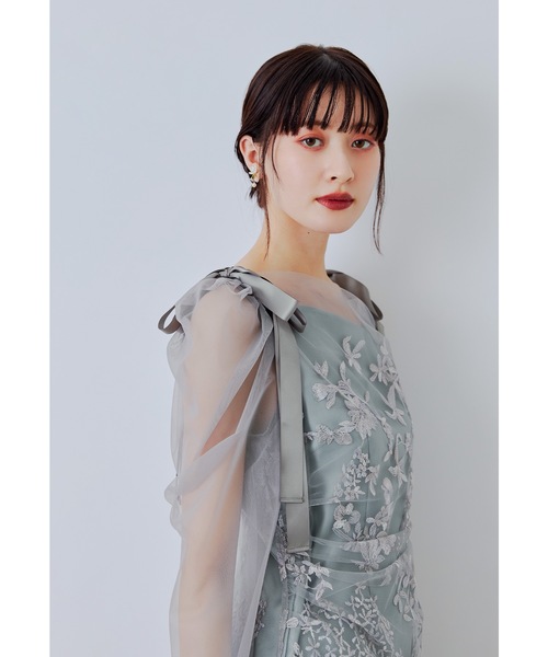 niana(ニアナ)の「オーロラグラデーションドレス 結婚式 二次会 成人式 同窓会 パーティードレス オケージョンドレス お呼ばれワンピース(ドレス・レディース・ベージュ/ミント/ブラック/ブルー・S/M/L)」の18枚目の写真