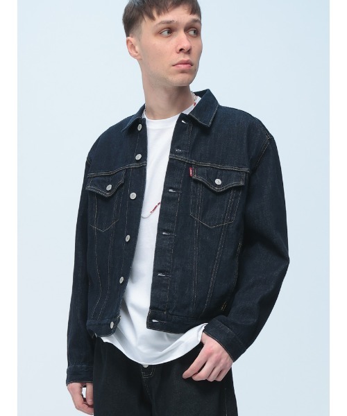 EDWIN（エドウィン）の「EDWIN (エドウィン) デニムジャケット ET1136-100 OneWash 濃色ブルー Gジャン ポケット デニム ジャケット アウター（デニムジャケット・メンズ・ワンウォッシュ・L/M/LL）」の14枚目の写真