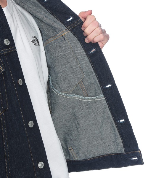 EDWIN（エドウィン）の「EDWIN (エドウィン) デニムジャケット ET1136-100 OneWash 濃色ブルー Gジャン ポケット デニム ジャケット アウター（デニムジャケット・メンズ・ワンウォッシュ・L/M/LL）」の9枚目の写真