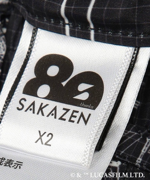 SAKAZEN(サカゼン)の「『STAR WARS/スター・ウォーズ』ショートパンツ ハーフパンツ 短パン メンズ 大きいサイズ デザインパンツ「ミレニアム・ファルコン」「Xウイング・スターファイター」デザインプリント / サカゼン80周年記念 オリジナルデザイン(その他パンツ・メンズ・ブラック・L/LL/X1(3L~4L)/X2(4L~5L)/X3(6L~7L)/X4(8L~9L))」の14枚目の写真