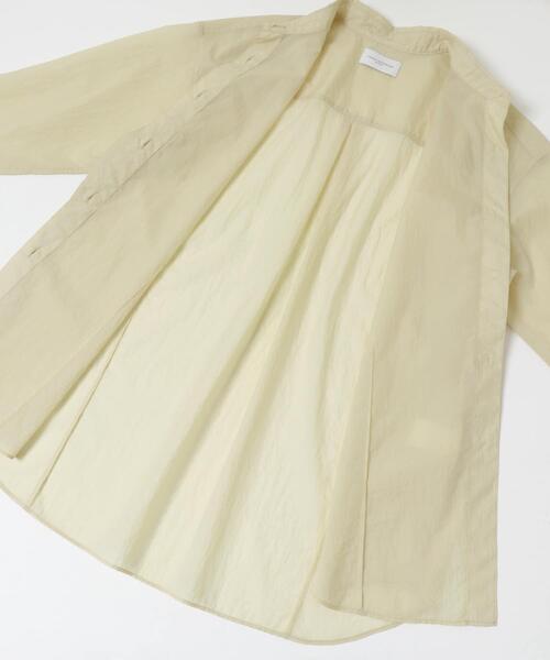 URBAN RESEARCH(アーバンリサーチ)の「new basic AIR SHEER SHIRTS(シャツ/ブラウス・レディース・ライトベージュ/オレンジ/ネイビー・FREE)」の5枚目の写真