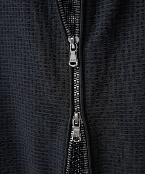 5351 POUR LES HOMMES（ゴーサンゴーイチプールオム）の「【セットアップ対応】トリコット プリント ジョガー フーディー（ブルゾン・メンズ・ストライプ/ブラック・46/44/50/48）」の8枚目の写真