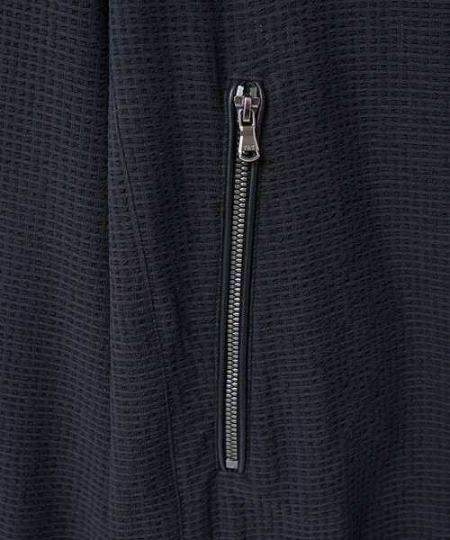 5351 POUR LES HOMMES（ゴーサンゴーイチプールオム）の「【セットアップ対応】トリコット プリント ジョガー フーディー（ブルゾン・メンズ・ストライプ/ブラック・46/44/50/48）」の12枚目の写真