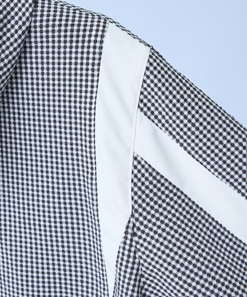 5351 POUR LES HOMMES（ゴーサンゴーイチプールオム）の「【セットアップ対応】トリコット プリント ジョガー フーディー（ブルゾン・メンズ・ストライプ/ブラック・46/44/50/48）」の13枚目の写真