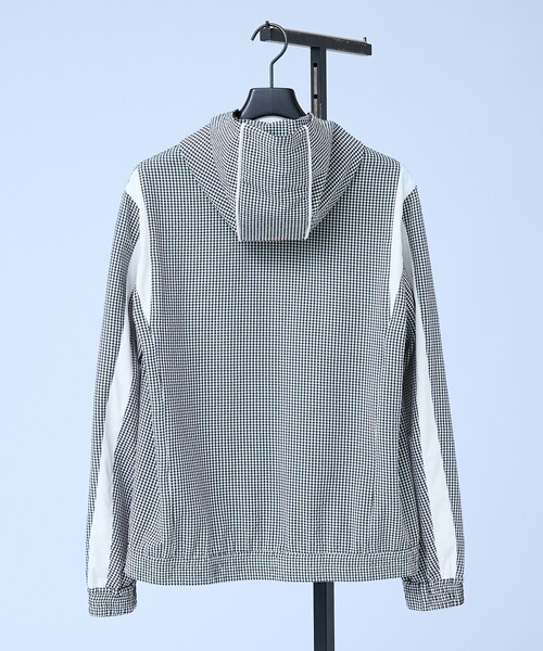 5351 POUR LES HOMMES（ゴーサンゴーイチプールオム）の「【セットアップ対応】トリコット プリント ジョガー フーディー（ブルゾン・メンズ・ストライプ/ブラック・46/44/50/48）」の14枚目の写真