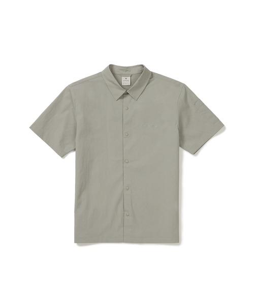 Snow Peak（スノーピーク）の「Snow Peak / Root S/S Shirt ルート S/S Tシャツ 海外限定（シャツ/ブラウス・メンズ・グレー/チョコ/スミクロ・M/L/XL）」の5枚目の写真