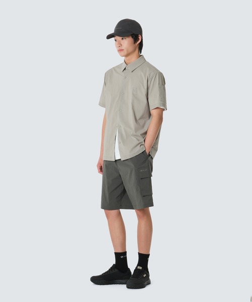 Snow Peak(スノーピーク)の「Snow Peak / Root S/S Shirt ルート S/S Tシャツ 海外限定(シャツ/ブラウス・メンズ・グレー/チョコ/スミクロ・M/L/XL)」の19枚目の写真