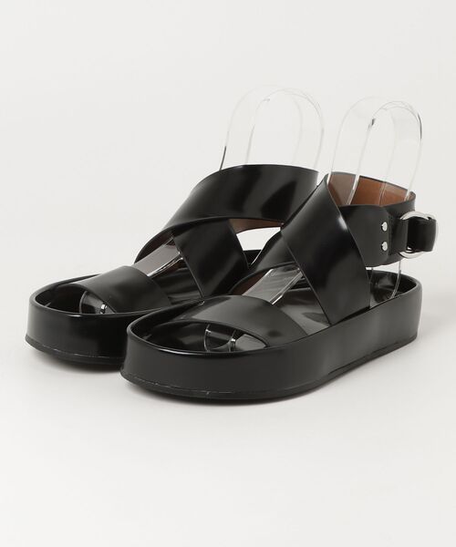 TODAYFUL(トゥデイフル)の「Chunky Belt Sandals 12611009(サンダル・レディース・ブラック・38/37/36)」の1枚目の写真