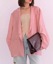 AKTE（アクテ）の「ライトシアージャケット（テーラードジャケット）」