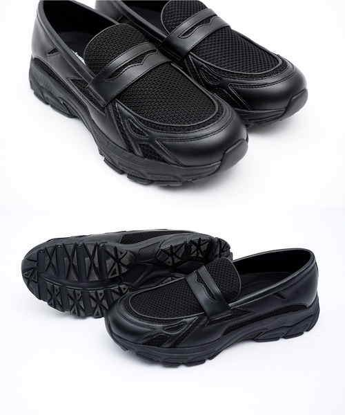 jiggys shop(ジギーズショップ)の「ローファースニーカー(スニーカー・メンズ・ブラック/シルバー・26.0cm/27.0cm/25.0cm)」の17枚目の写真
