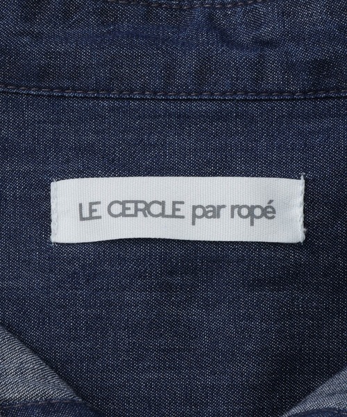 LE CERCLE par rope'(ルセルクルパーロペ)の「ライトデニムシャツ(シャツ/ブラウス・メンズ・ネイビー/サックスブルー・LL/S/M/L)」の20枚目の写真