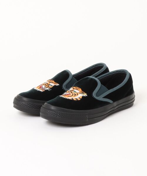 CONVERSE(コンバース)の「CONVERSE コンバース AS KUNGFU SLIP-ON オールスター カンフー スリップオン 31318141 GREEN(スニーカー・メンズ・グリーン・11h/10h/9h/9/8h/8/7h/7/6h/5h/5/4h/4)」の1枚目の写真